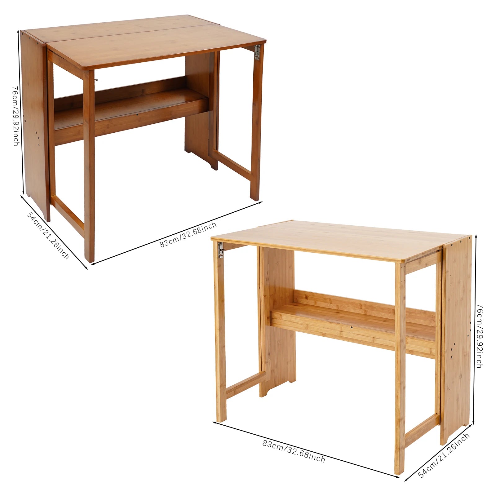 Multifunctional Home Folding Laptop Desk Office Furniture Household Desk with Storage Space Foldable Compact Desk