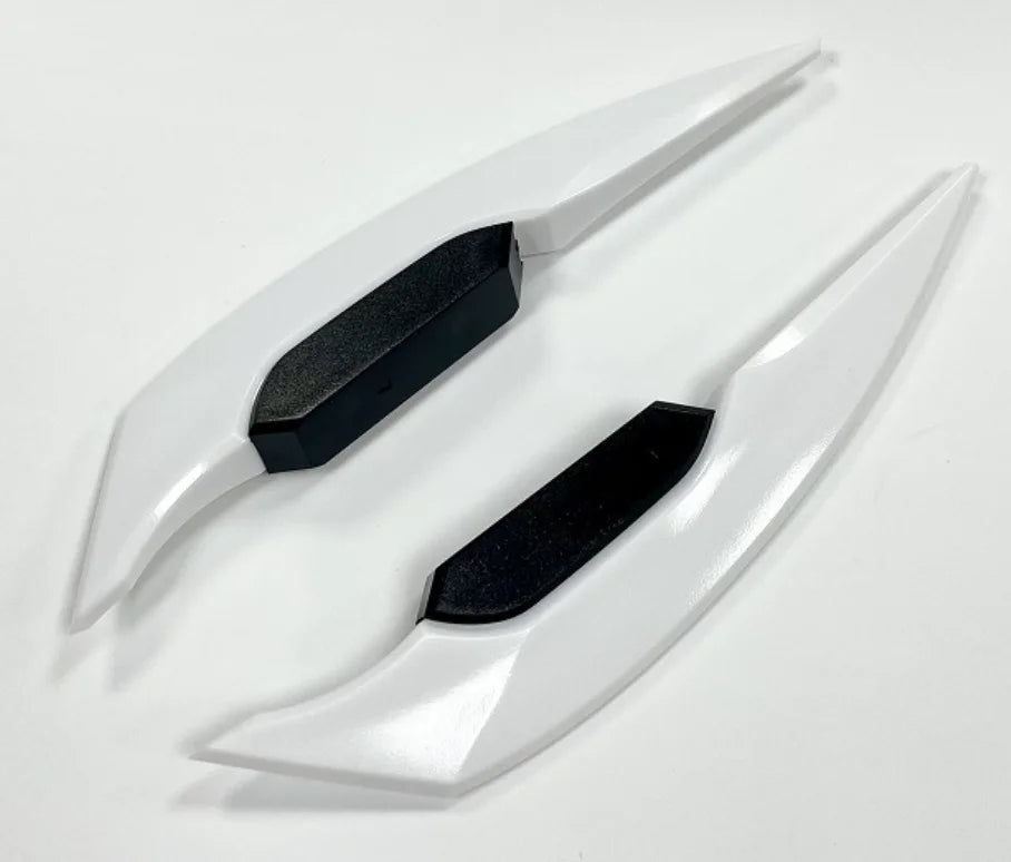 1 Pair Universal Motorcycle Decorative Winglet Aerodynamic Spoiler Dynamic Wing Car Exterior Styling Modified Accessories