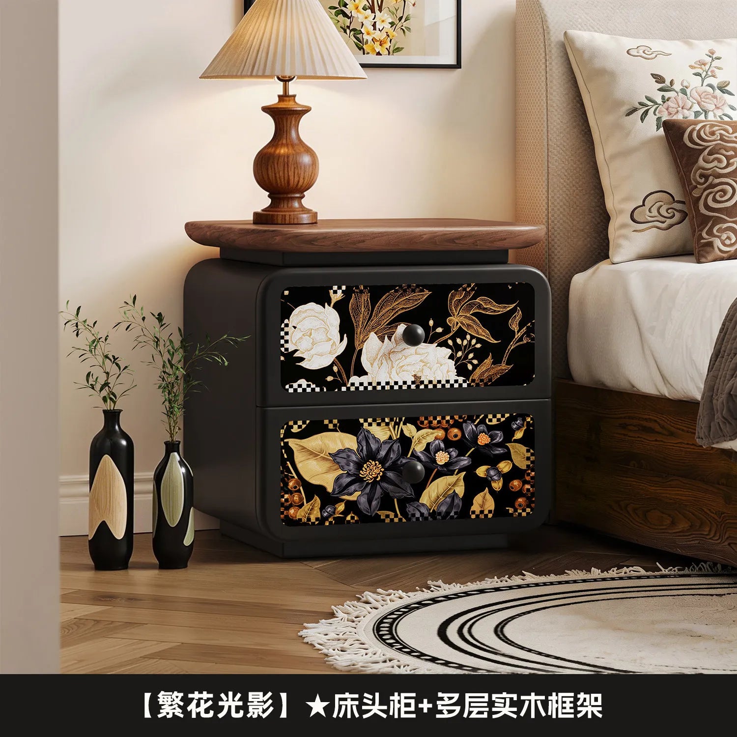 Simple Bedroom Bedside Table Luxury Nordic Storage Unique Drawers Bedside Table Trendy Organizer Mesa De Noche Home Furniture