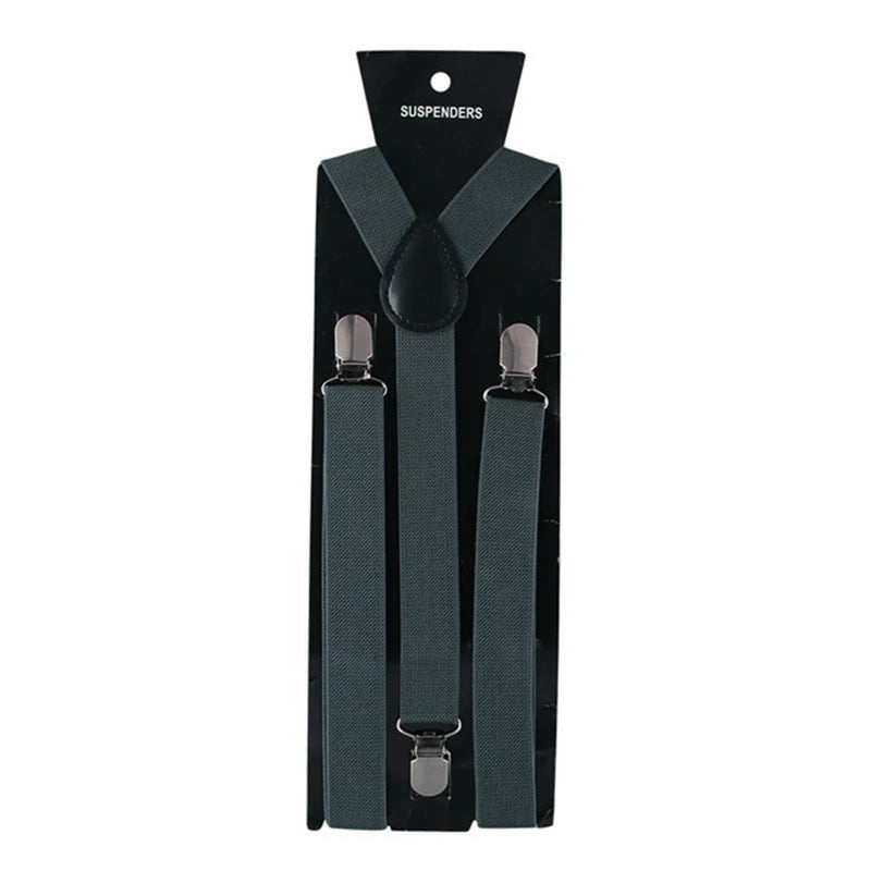 Suspenders For Men Pants Apparel Adult Suspender Man Shirt Dress Women Wedding Party Solid Colors Suit Skirt With Braces Straps