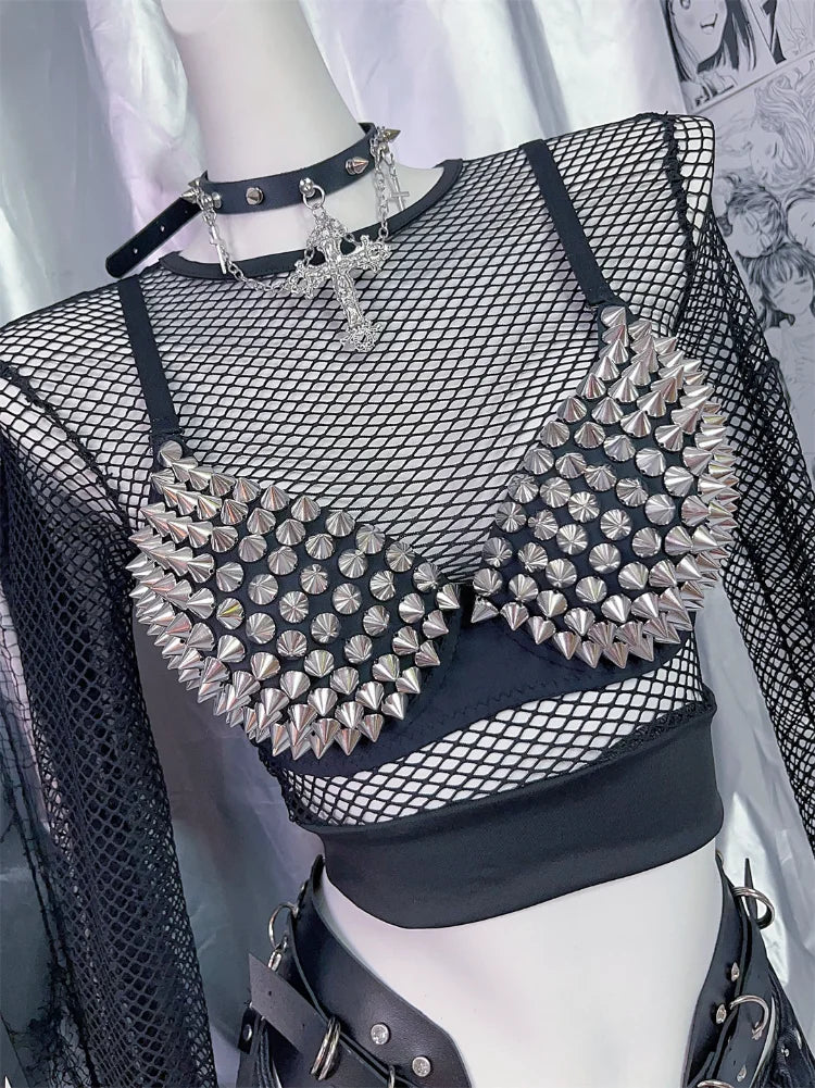 New Underwear Bras Newest Sexy Lingerie Women'S Rhinestone Cover Bra Top Silver Plunge Wire Free Bralete Fashion Sequined
