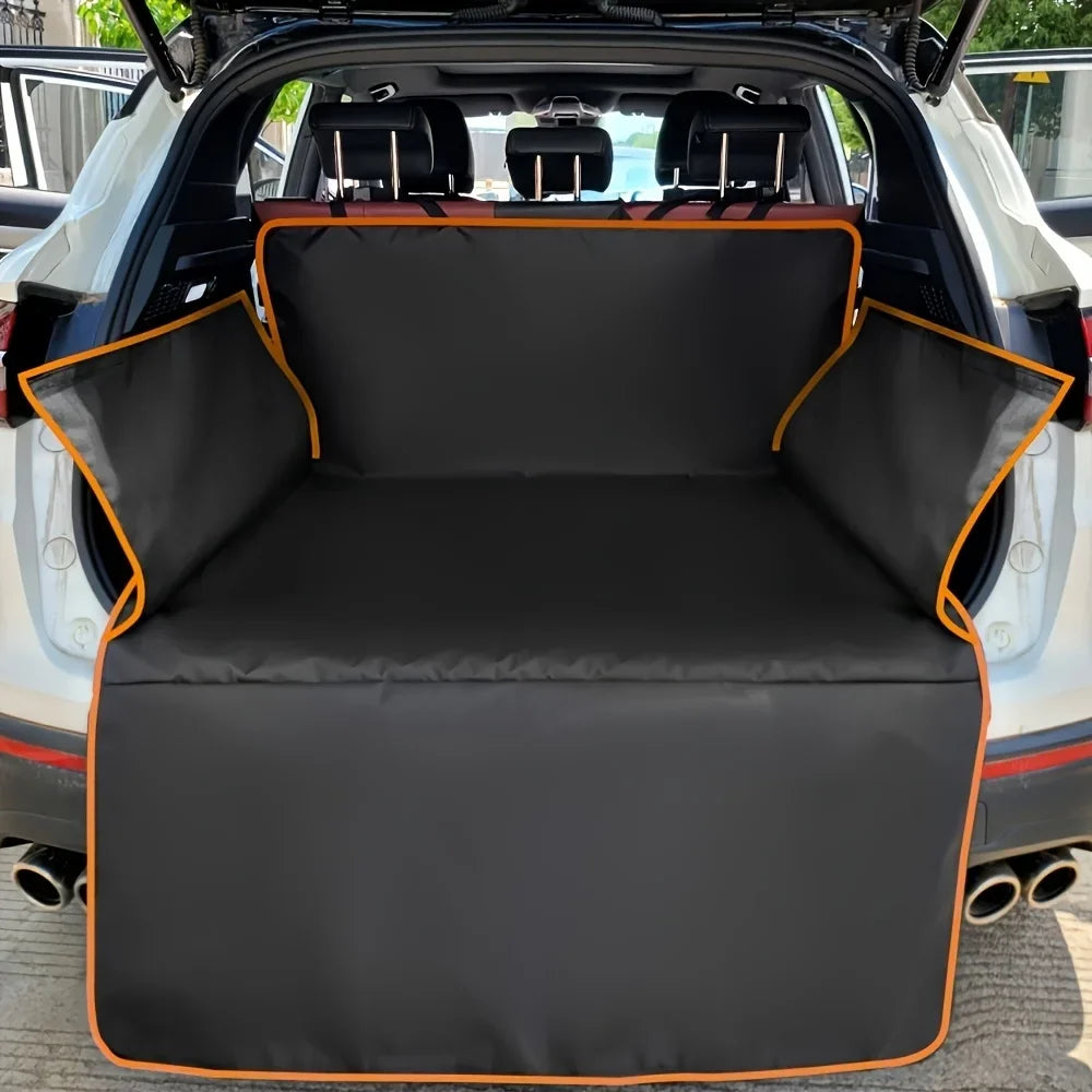 Car Trunk Mat SUV Cargo Liner For Dogs Waterproof 600D Oxford Cloth Dog Car Seat Cover Pet Travel Dog Carrier