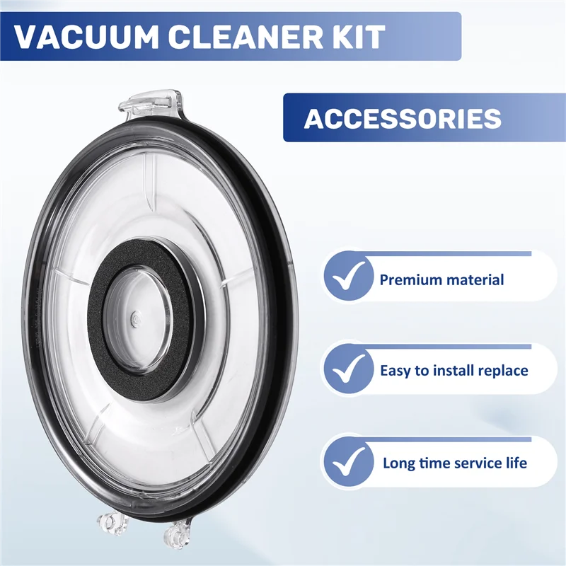 B64B-Dust Bin Lid Replacement For Xiaomi G9/G9 Plus//G9 Pro/G10/G10 Plus/G10 Pro Vacuum Dust Collector Lid Bin