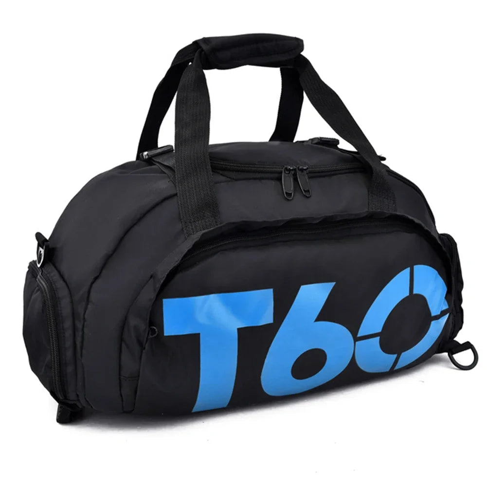 Fitness Bag Oxford Dry Wet Gym Bag Large Capacity Fitness Training Bag Shoe Compartment Wear-resistant for Men Women