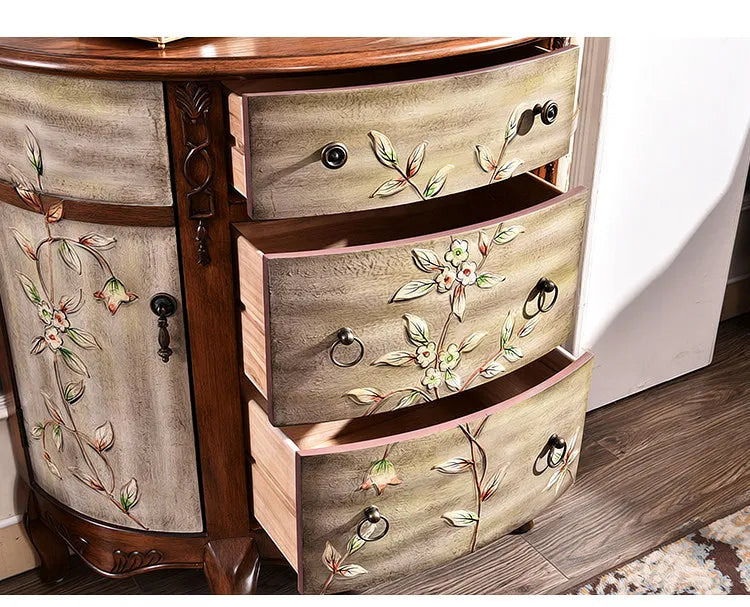 Bedroom With Drawers Living Room Cabinets Round Quality Delicacy Tiny Cute Display Cabinet Modern Nordic Szafka Home Furniture