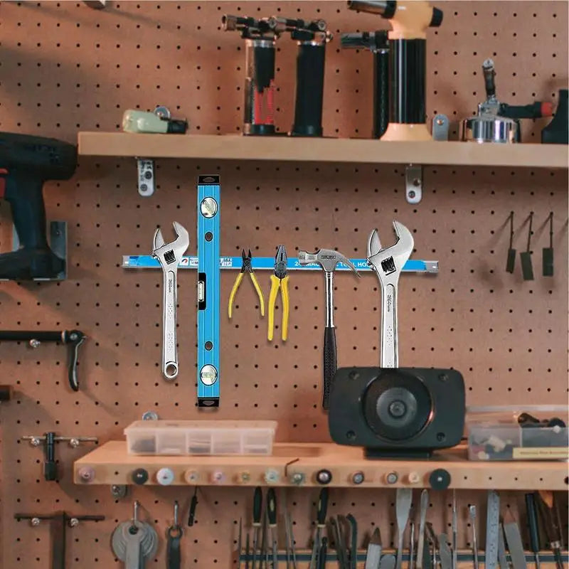 Magnetic Screwdriver Holder Workbench Tool Storage Organizer Power Tool Storage Organization Strip Mounted Workbench Board