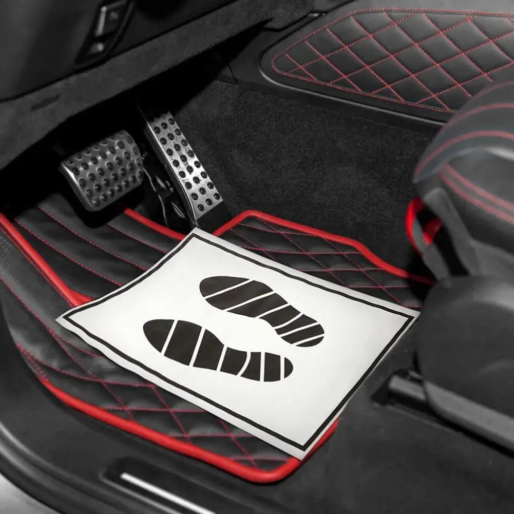 High Quality Disposable Car Floor Mats 100 50 25Pcs Waterproof Anti Slip Paper Vehicle Protection Interior Car Accessories