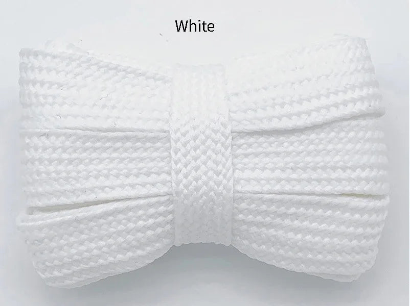 New 2cm wide fashion laces men and women sneakers flat shoes casual shoes lace length 100/120/140/160cm shoelace 18 color