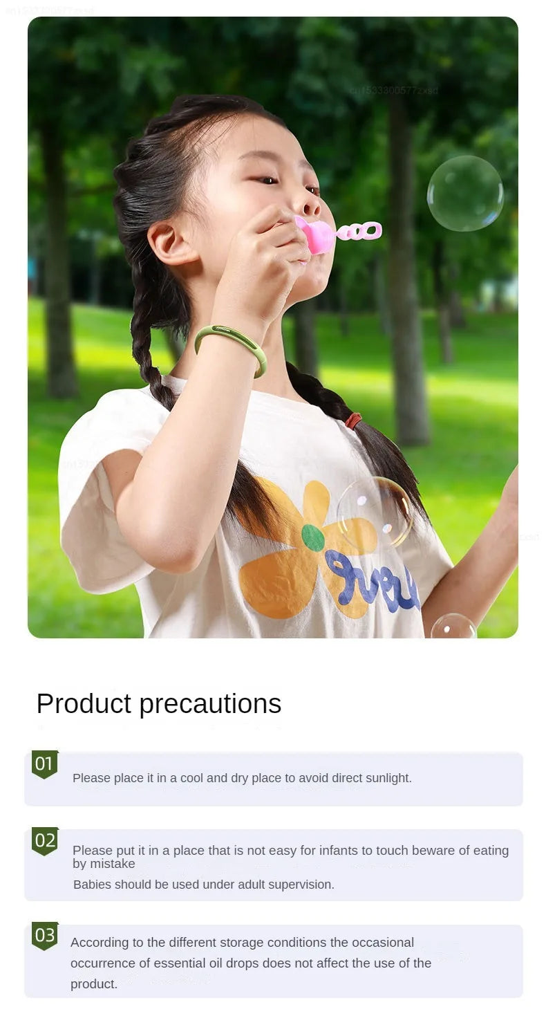 2025 Summer Anti-mosquito Mosquito Children Repellent Bracelet Outdoor Mosquito Repellent Artifact Portable Repellent Bracelet