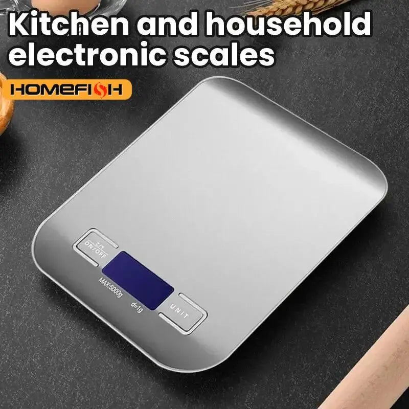 High-precision electronic pastry scales for home kitchens  compact food and baking scales; food does not come into direct contac