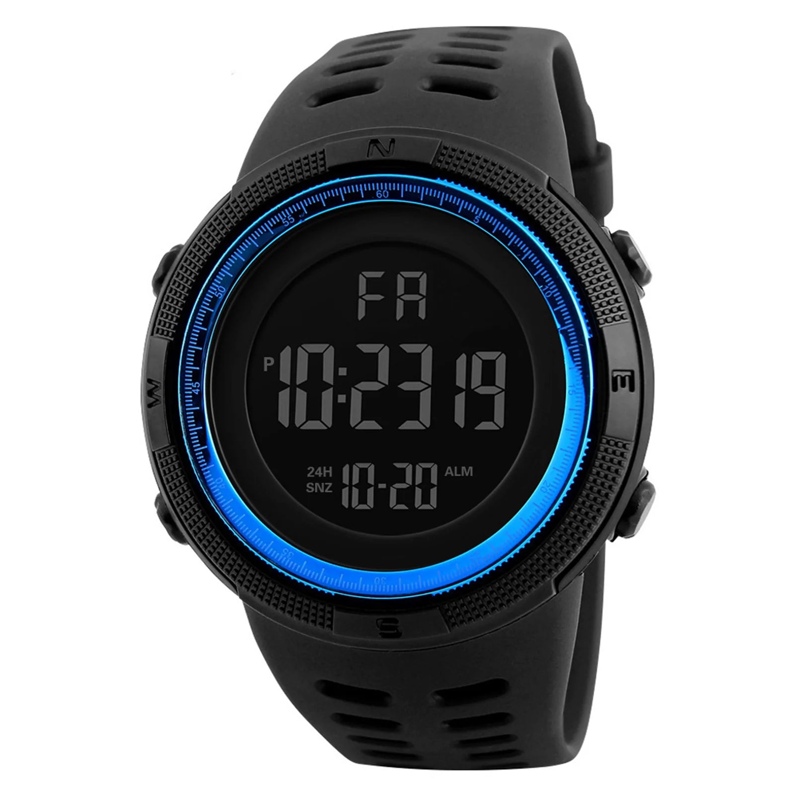 Men Digital Sports Watch Waterproof Casual Luminous Stopwatch Alarm Simple Army Watch for Running Climbing Fishing