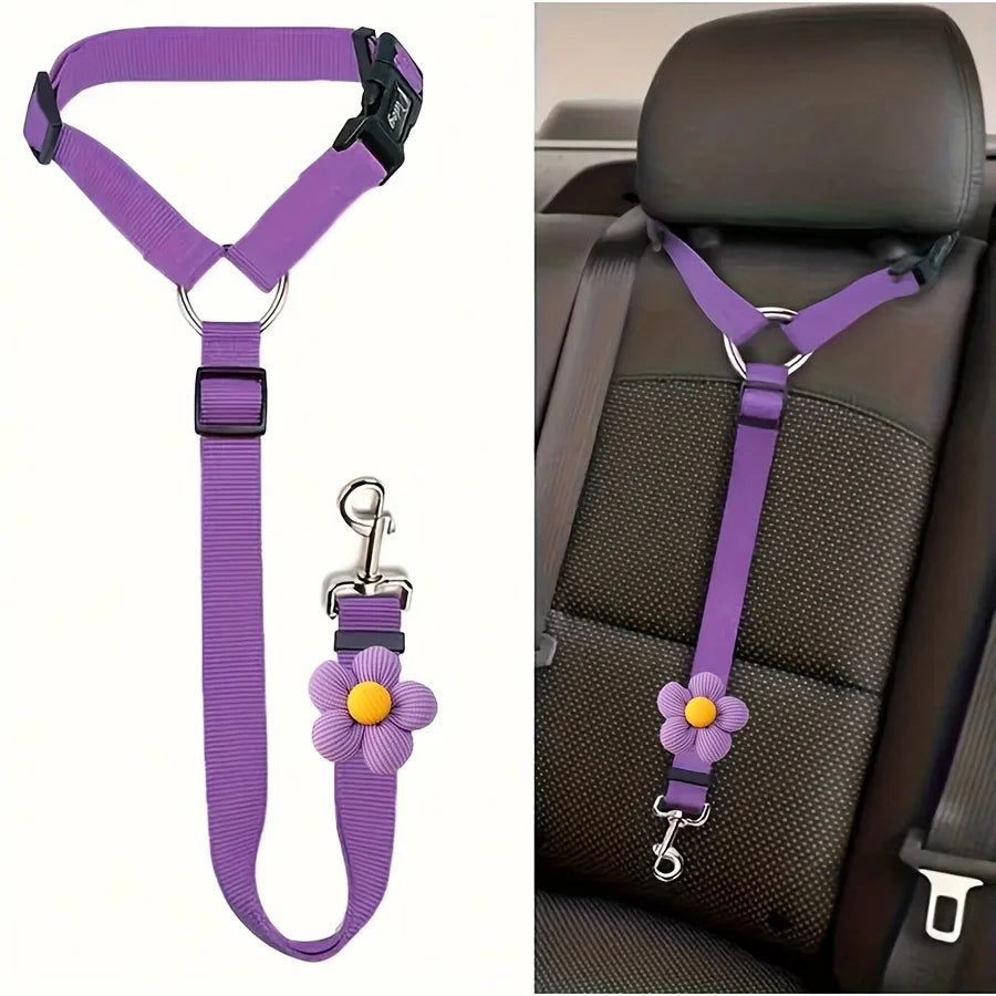 Dog Seat Belt for Vehicle Secure, Pet Car Tether Safety Leash for Dogs In Vehicles, Dog Seatbelt Tether,  Christmas Gift