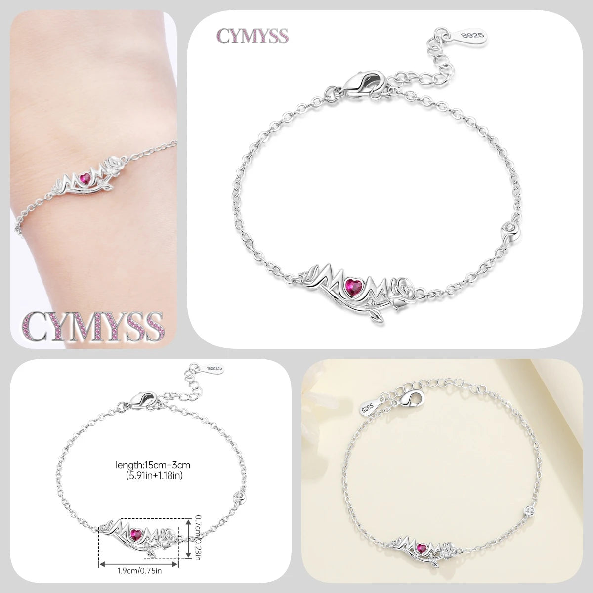 Original 925 Sterling Silver Zirconia Tennis Chain Bracelet for Women Adjustable Gold Color Hot Sale Ideal Birthday Party Gifts