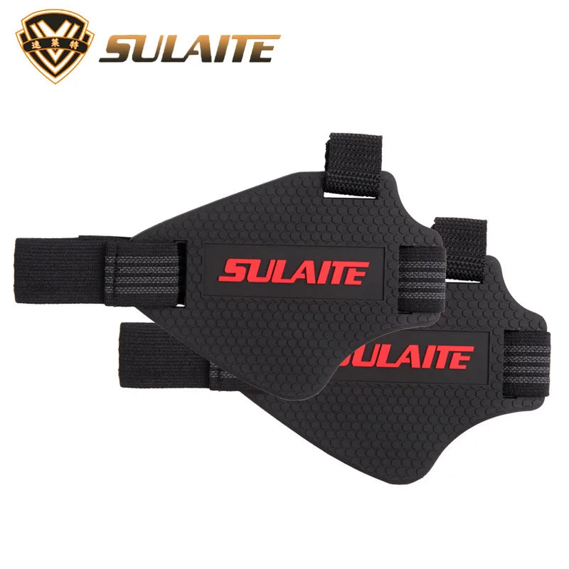 SULAITE Motorcycle Shift Pad Gear Shoe Cover Durable Lightweight Boot Protector Adjustable for Riding Moto Accessaries