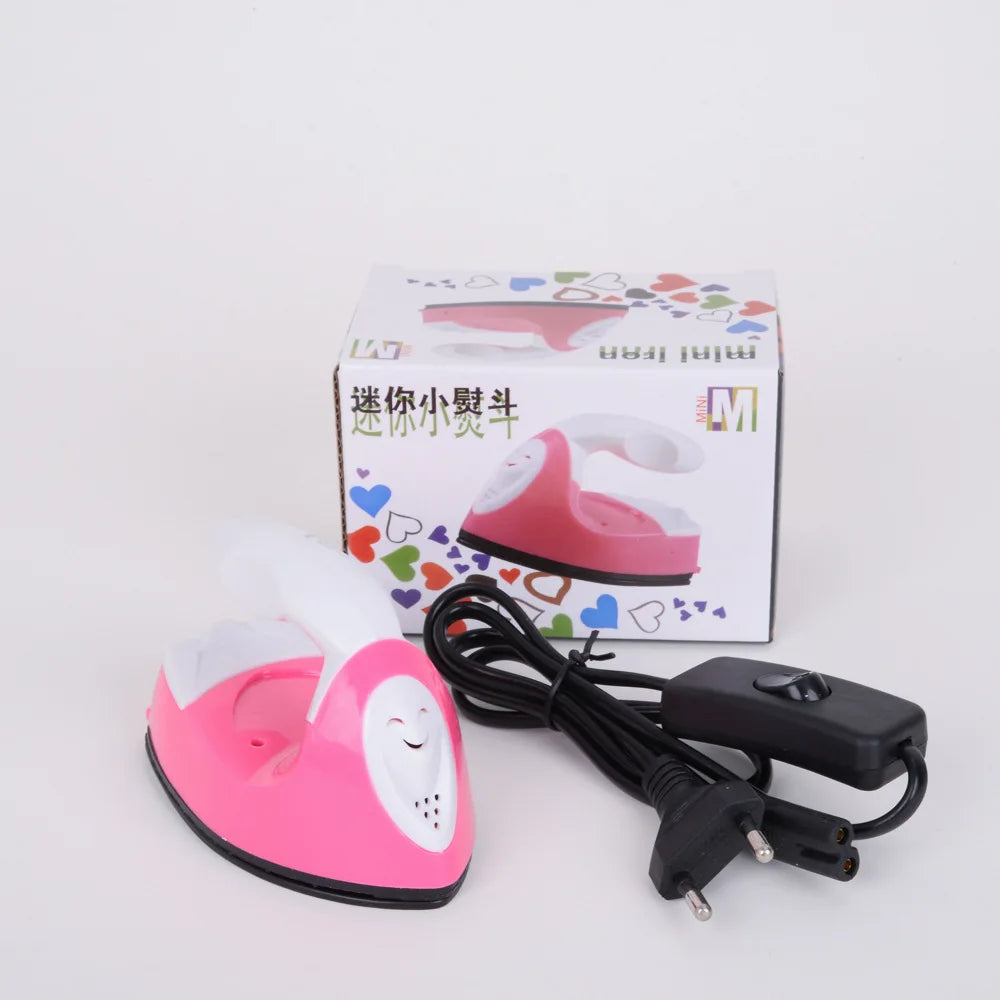 New Portable Mini Craft Iron Electric Iron Handy Heat Press Diy Small Iron For Ironing Clothes Laundry Appliances EU Plug