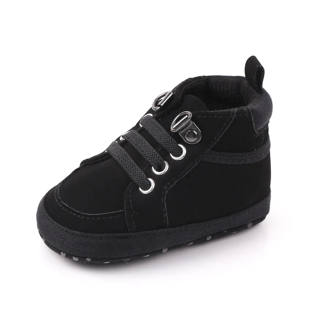 Baby Casual Shoes Ankle-covered Little Boots for 0-1 Years Toddler Boys Outdoor Prewalking