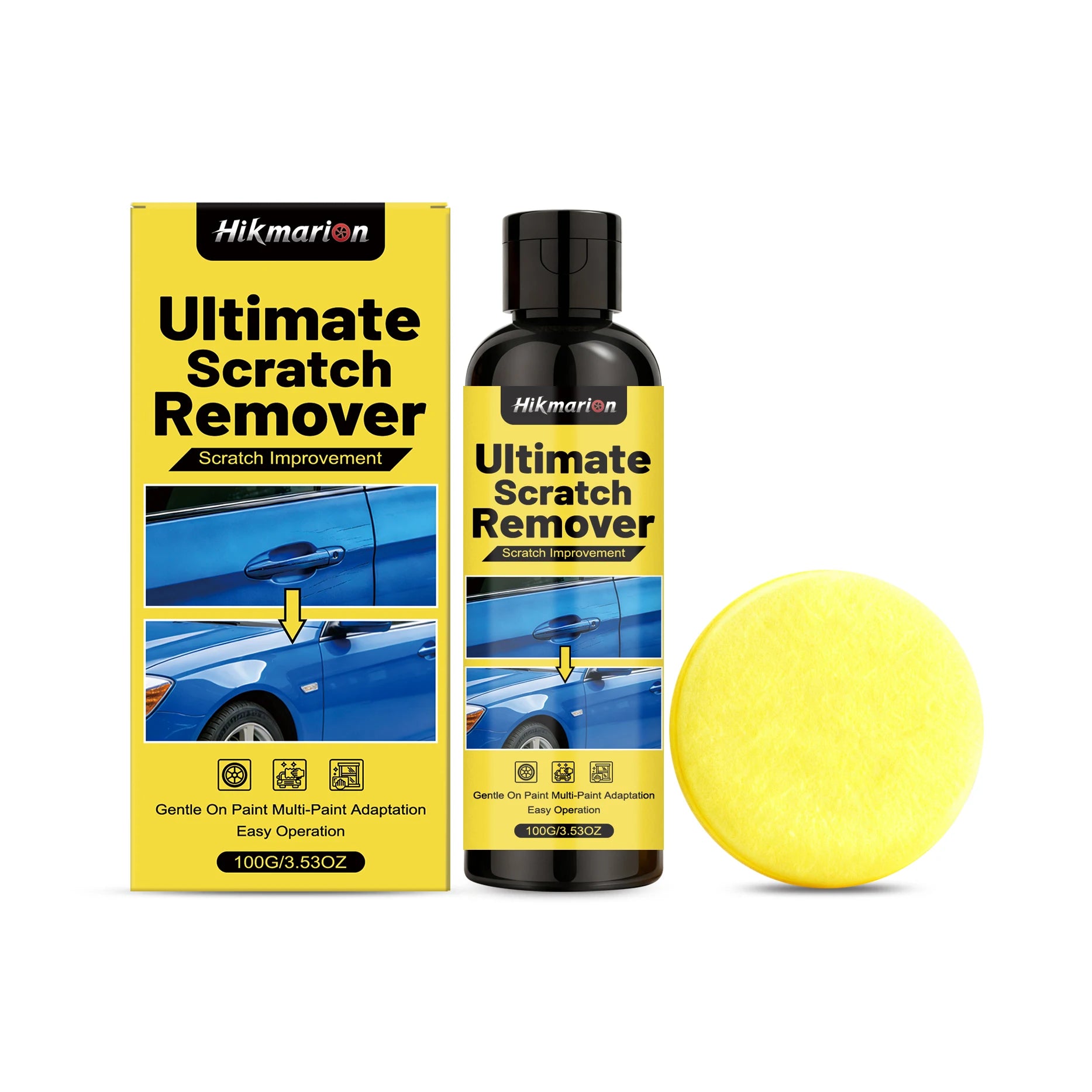 Car Scratch Repair Kit Polishing and Restoration Set for Light Scratches, Swirl Marks Scratch Remover Auto Body Maintenance