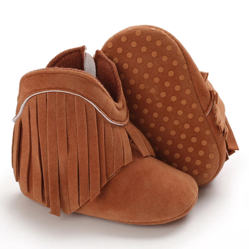Newborn Baby Boots 0 12 Months Winter Denim First Walkers Boys Girls Warm Casual Western Style