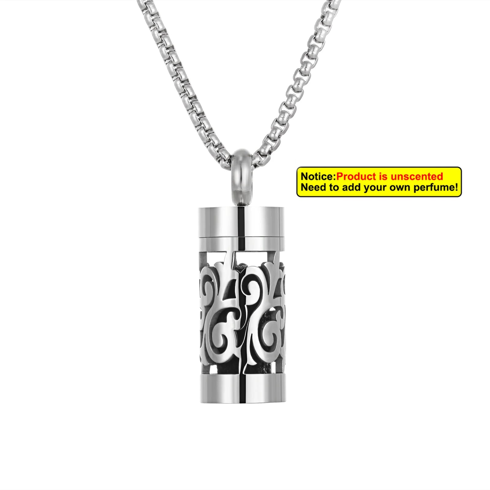 New Stainless Steel Aromatherapy Hollow Out Pendant Angel Wings Pattern Perfume Lockets Essential Oil Diffuser Necklace Jewelry