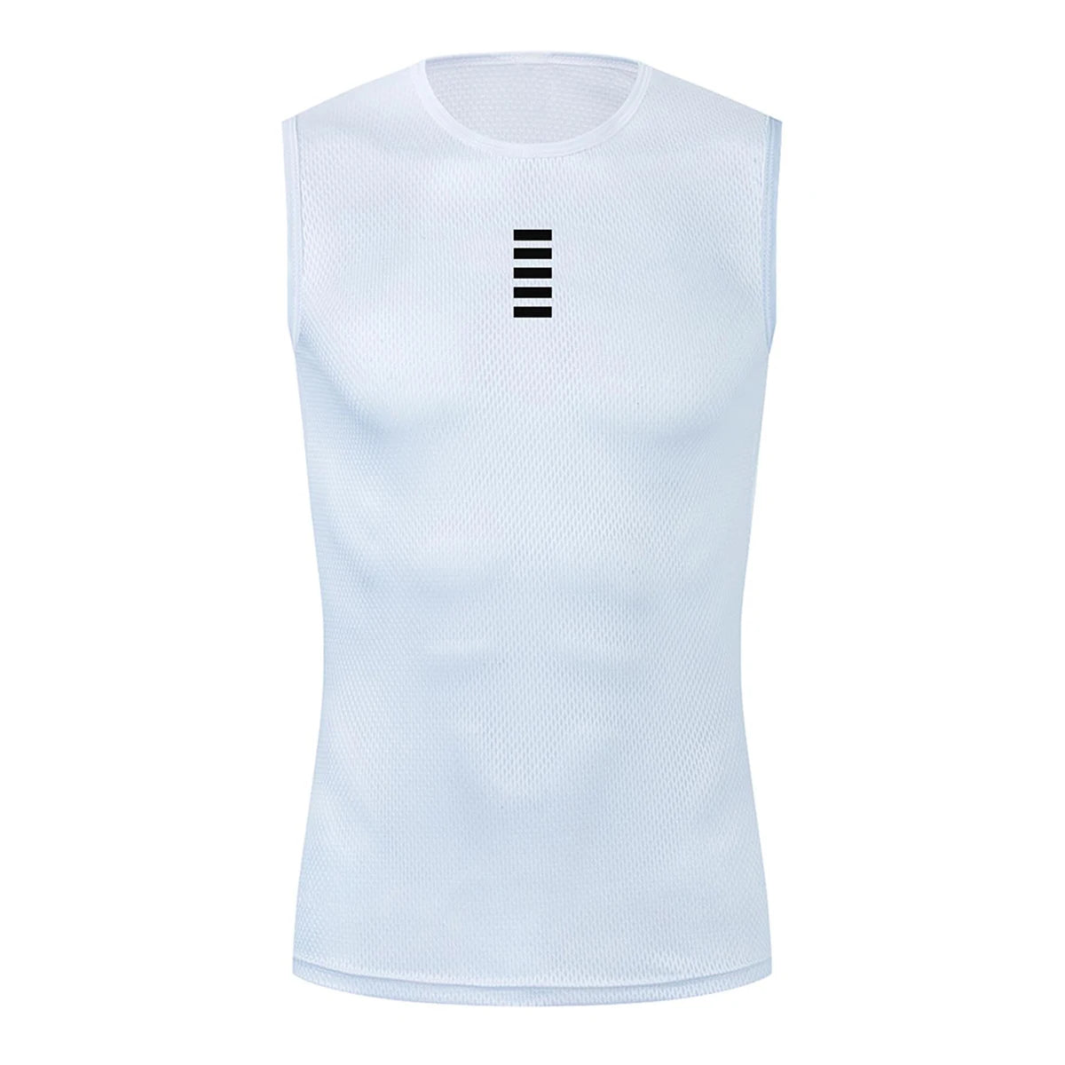 Reflective Cycling Base Layers White Cycling Undershirt Quick Dry Vest Sport Underwear Tight Vest High Elastici Vest Bike Jersey