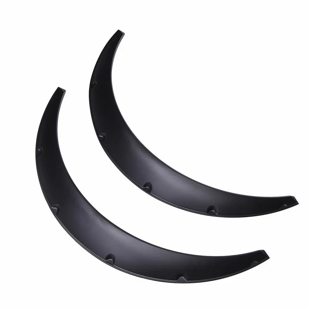 4Pcs 2 Size Universal Flexible Car Mudguards Mud Splash Guards Mud Flaps Fender Flares Extra Wide Body Wheel Arches