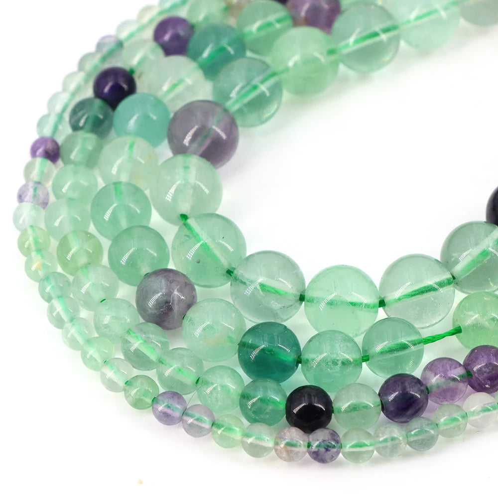 Natural Stone Beads Blue Tiger Eye Crystal Amethyst Rose Quartz Gemstone Bead for Jewelry Making Bracelet Necklace 4/6/8/10MM