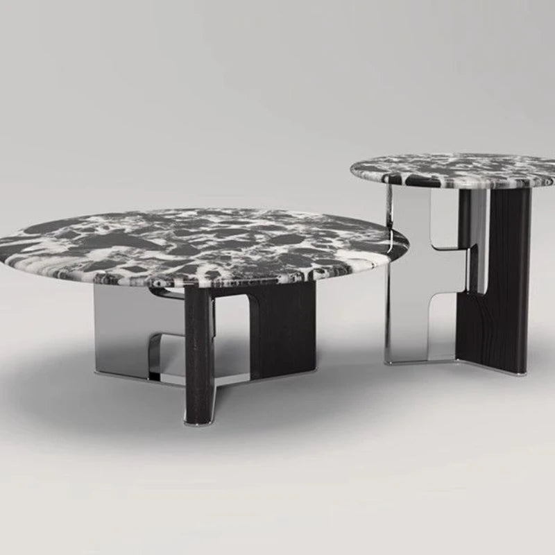 Organizer Black Coffee Tables Modern Design Italian Round Coffee Tables Minimalist Nordic Mesitas De Noche Home Accessories