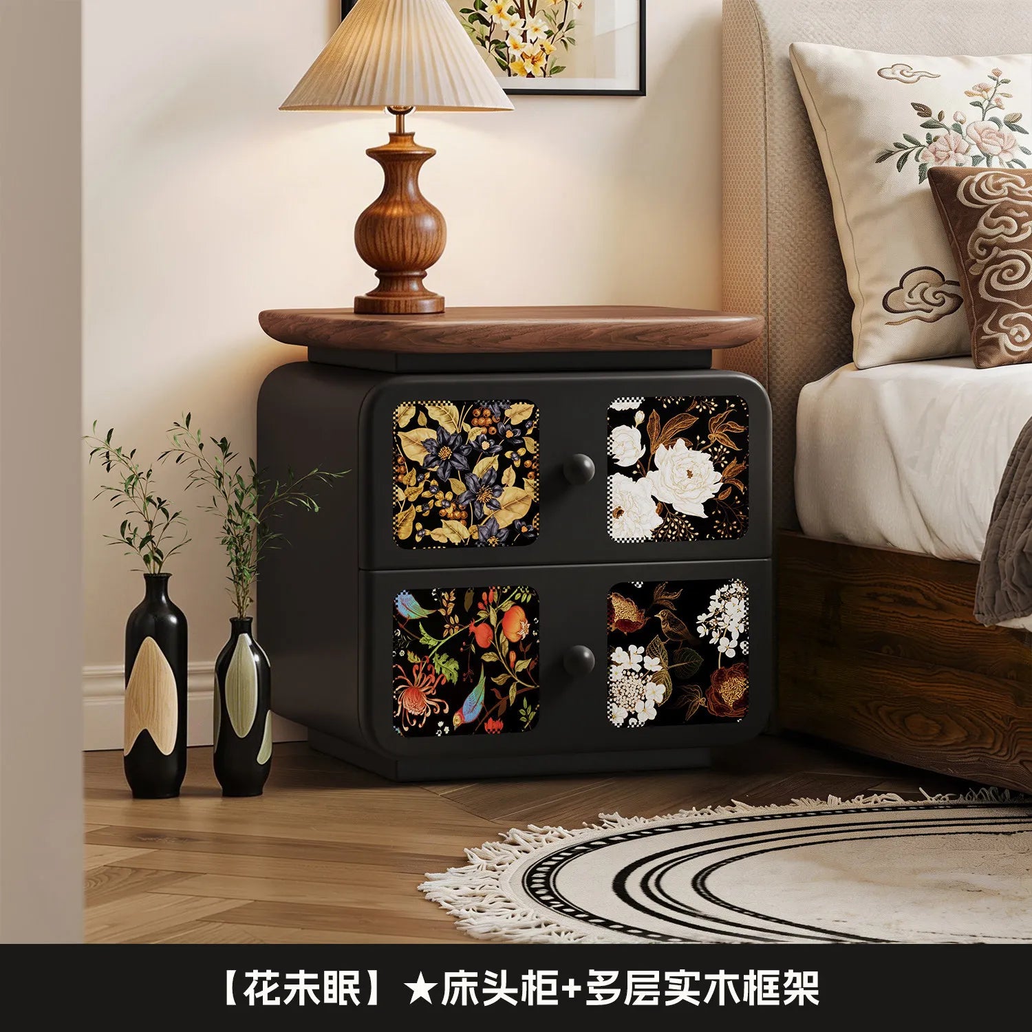 Simple Bedroom Bedside Table Luxury Nordic Storage Unique Drawers Bedside Table Trendy Organizer Mesa De Noche Home Furniture