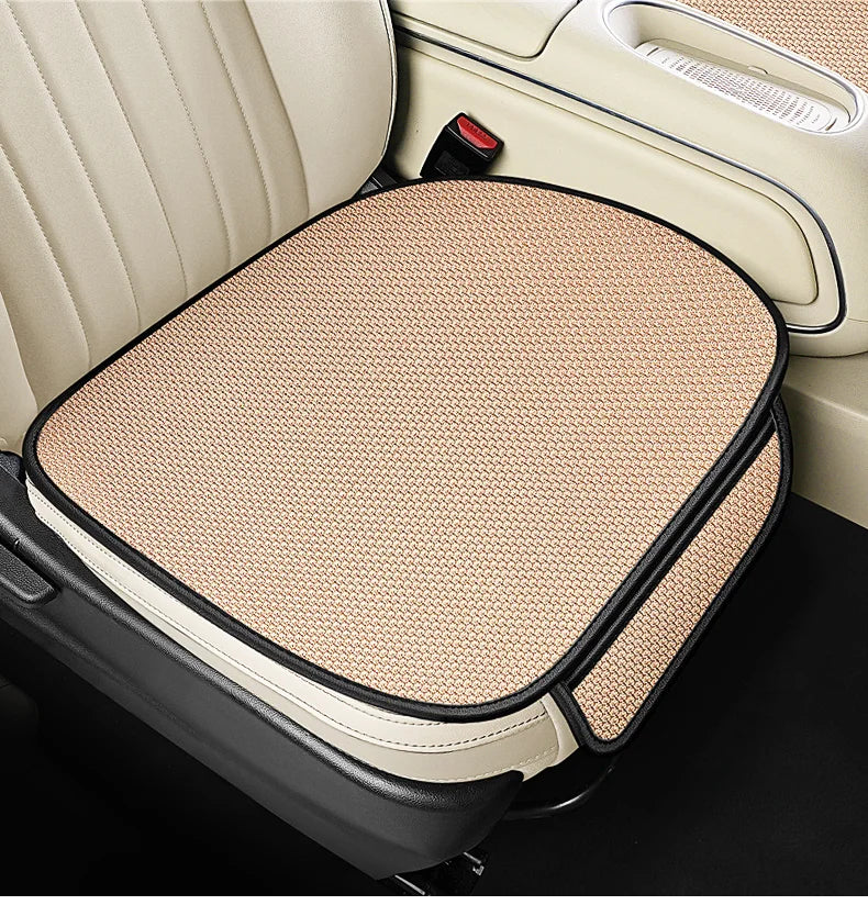 Breathable Ice Silk Car Seat Cushion Non-slip and Wear-resistant  Car Seat Cover, Square / Long / 3-Piece Set Available