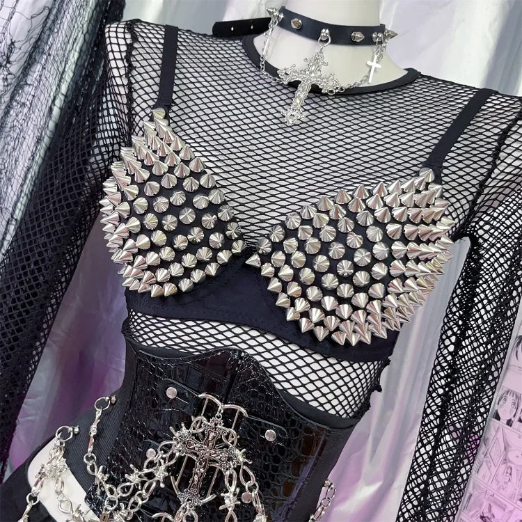 New Underwear Bras Newest Sexy Lingerie Women'S Rhinestone Cover Bra Top Silver Plunge Wire Free Bralete Fashion Sequined