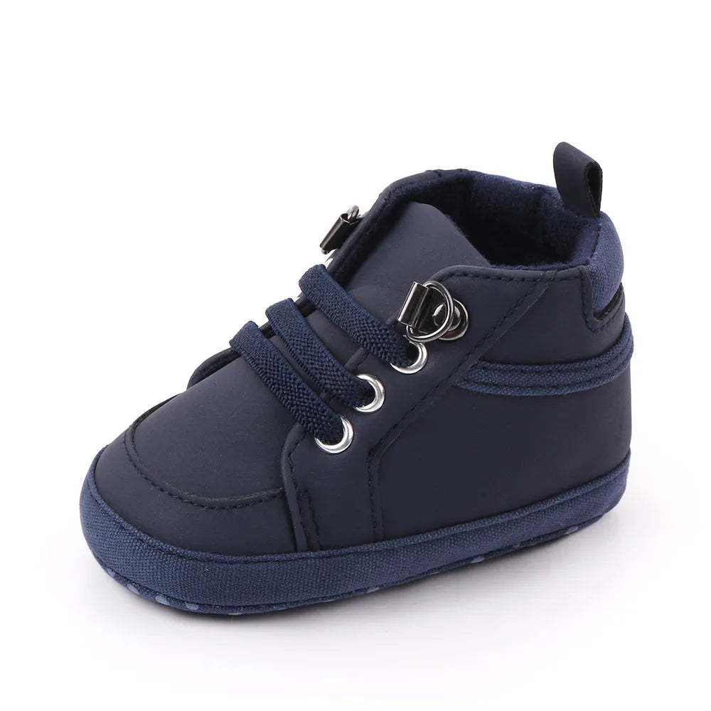 Baby Casual Shoes Ankle-covered Little Boots for 0-1 Years Toddler Boys Outdoor Prewalking