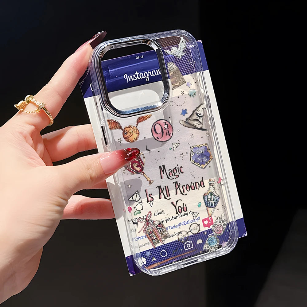 P-Potters Magic Label H-Harries Phone Case for Xiaomi Redmi Note 15 14 13 12 11 Pro Plus 15 15C 14C 13C 12C A5 4G 5G Luxury Capa