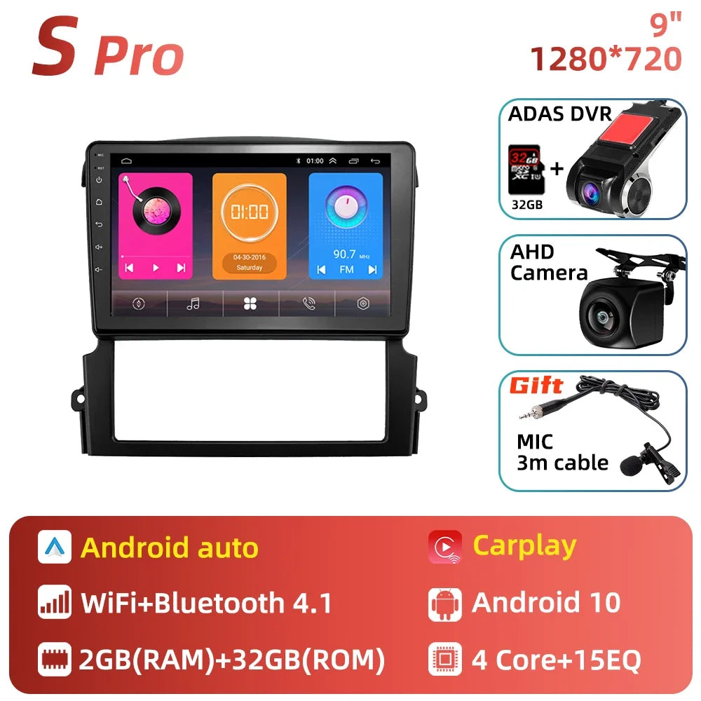 2 Din Android Car Radio Stereo for Kia Sorento BL 2002-2011 Car Multimedia Player GPS Navigation Head Unit Autoradio Audio Auto
