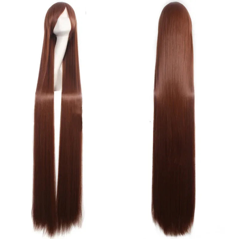 Long Straight Heat Resistant Synthetic Hair Wig Women Universal Cartoon Cosplay Wig Anime Costume Party Wigs