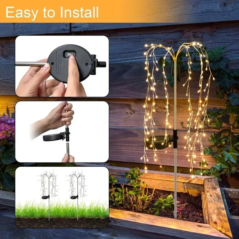 Outdoor Waterproof Garden Decorations Suitable For Courtyard Walkways, Gardens, Lawns, Gatherings, Camping, Decorative Lights