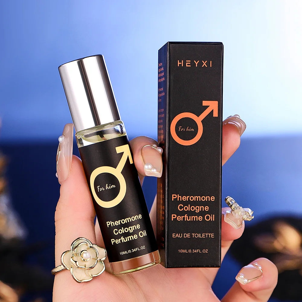 Men's rolling fragrance, long-lasting fragrance, cologne fragrance, emits charming fragrance, suitable for dating and daily use