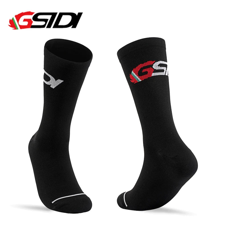 GSTDI New Cycling Socks High Quality Compression Men  Bike Outdoor Women Running Professional Sports Running