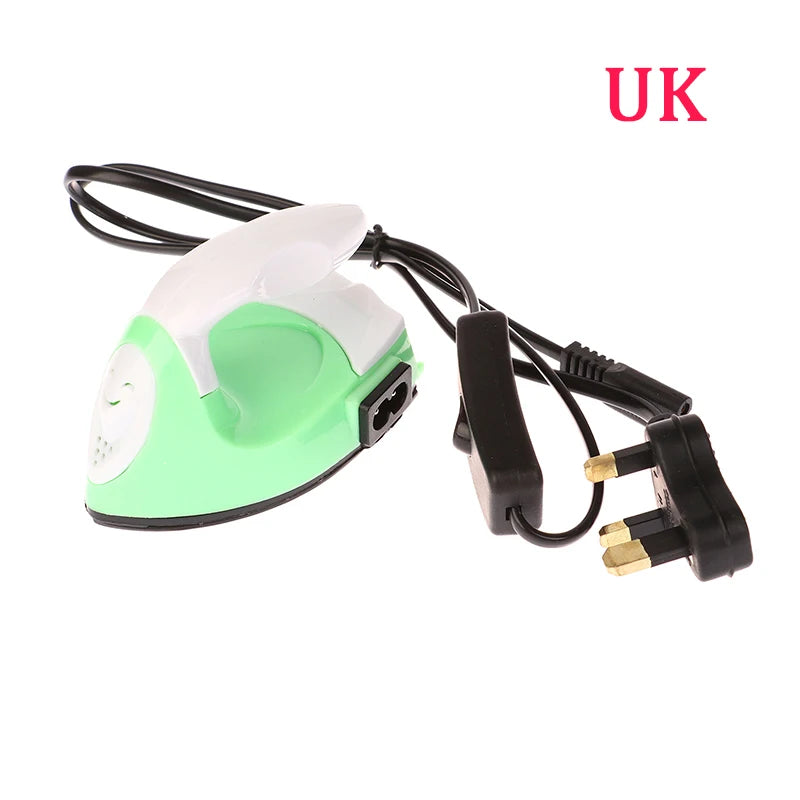 1PC EU/US/UK Plug Mini Craft Iron Electric Iron Portable Handy Heat Press Diy Small Iron For Ironing Clothes Laundry Appliances
