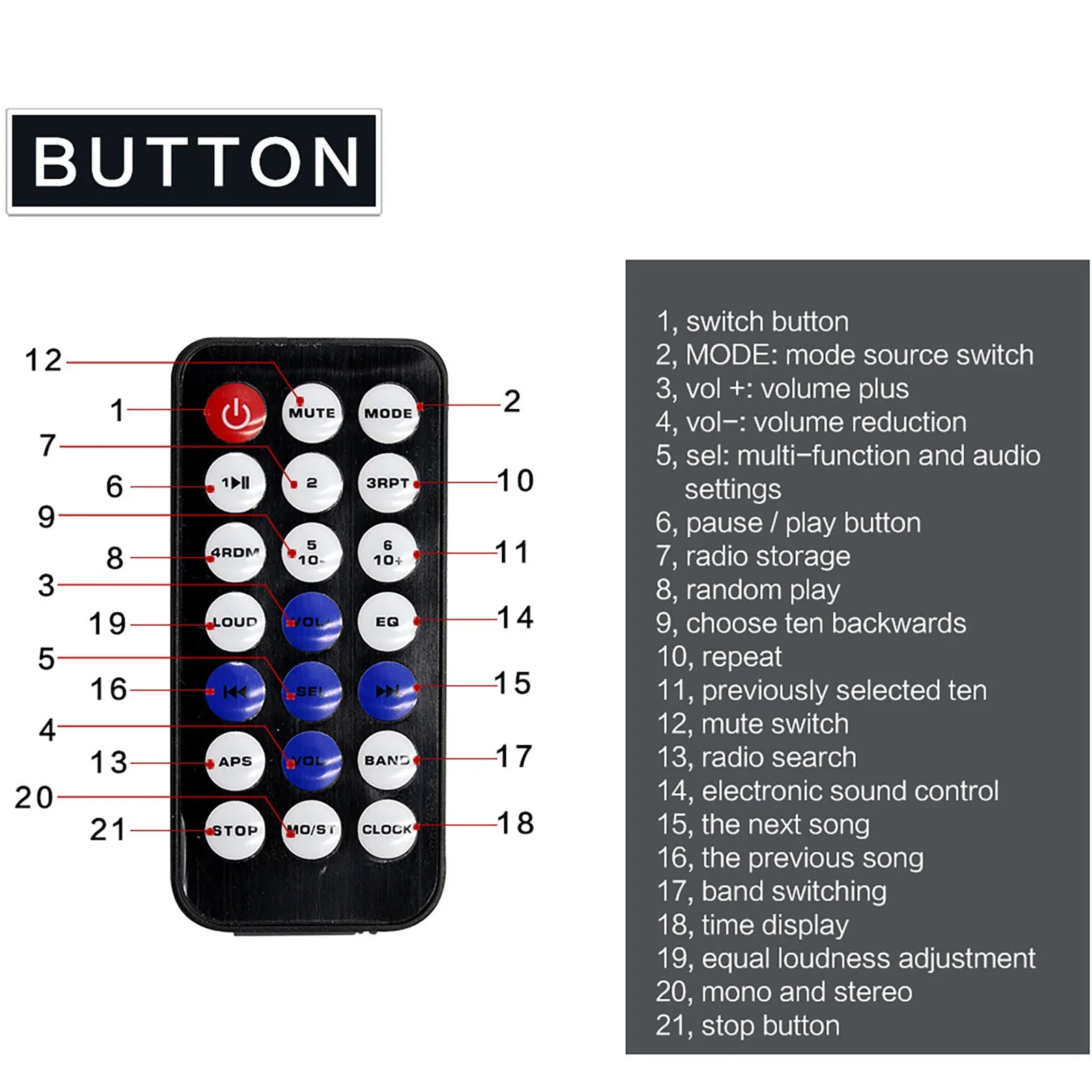 Car MP3 Player Stereo 12/24V 60W Bluetooth Audio Radio Car Truck Usb Bluetooth Handsfree Call Car USB Card Insert MP3 Radio Kit