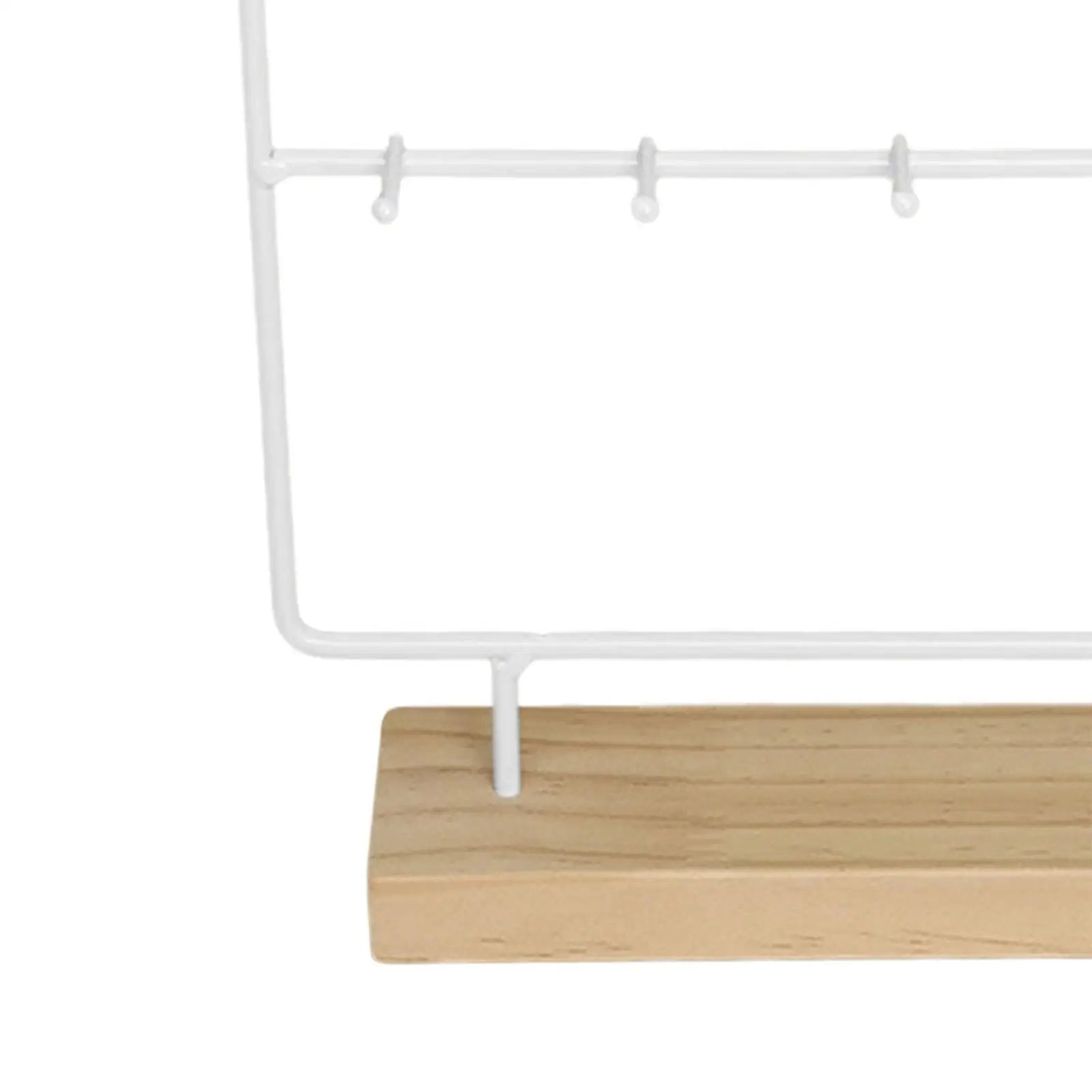 Jewelry Display Rack with 10 Hooks Earrings Organizer Jewelry Organizer for Earring Cards Pendants Bracelet Ring Hanging