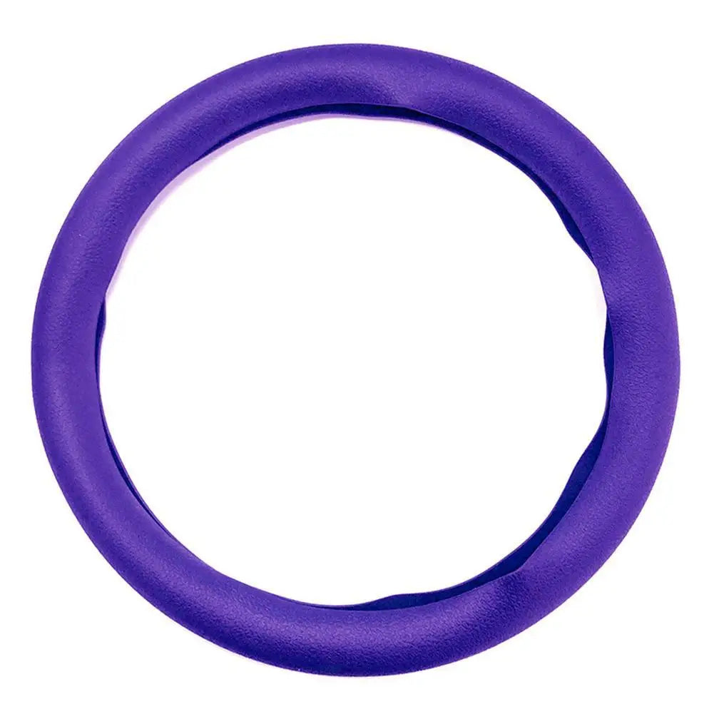 19 Color Car Silicone Steering Wheel Cover For Summer Fashion Sweat Absorbent Non-slip Handle Cover General DIY Parts