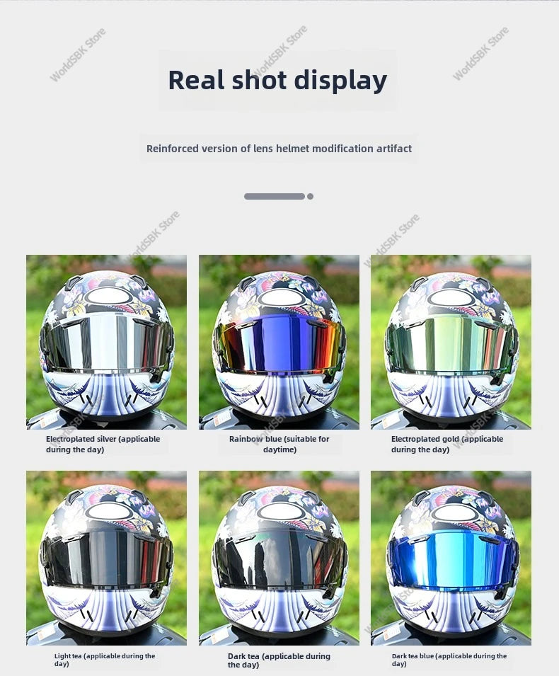 Motorcycle Helmet Visors For ARAI RX-7X RX-7V RX7X CORSAIR-X RX7V NEO XD VAS-V VECTOR-X DEFIANT-X QUANTUM-X SIGNET-X QV-PRO