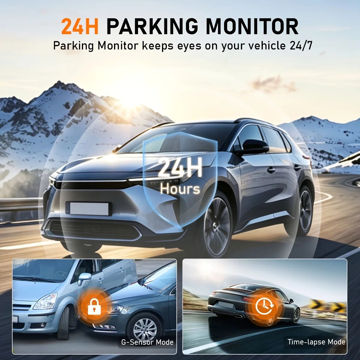 4-Camera Dash Cam: 1080p, Infrared Night Vision, Loop Recording, Front/Interior/Rear Triple-Camera Dash Cam
