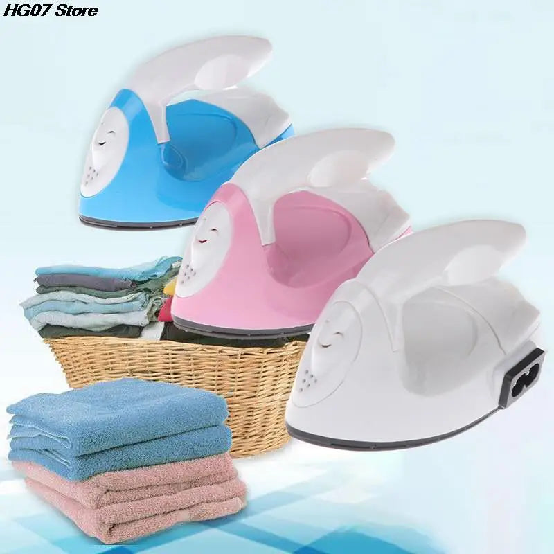 1Set Mini Craft Iron Electric Iron Portable Handy Heat Press Diy Small Iron For Ironing Clothes Laundry Appliances EU/US Plug
