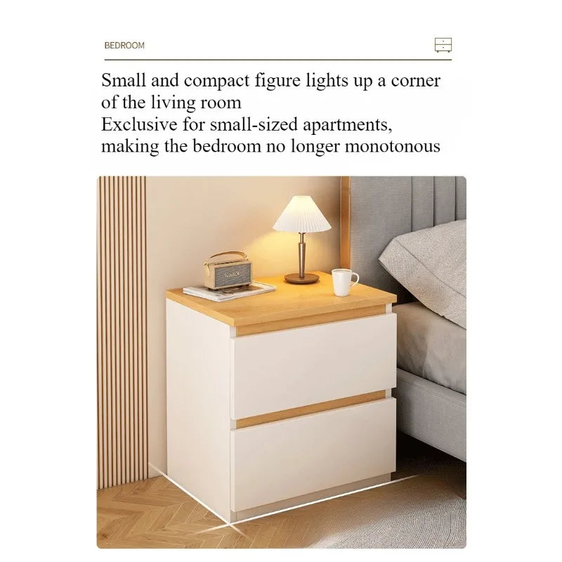 Bedside table Bedroom Home Modern simple bedroom Simple heightening Bedside small cabinet Storage drawer cabinet