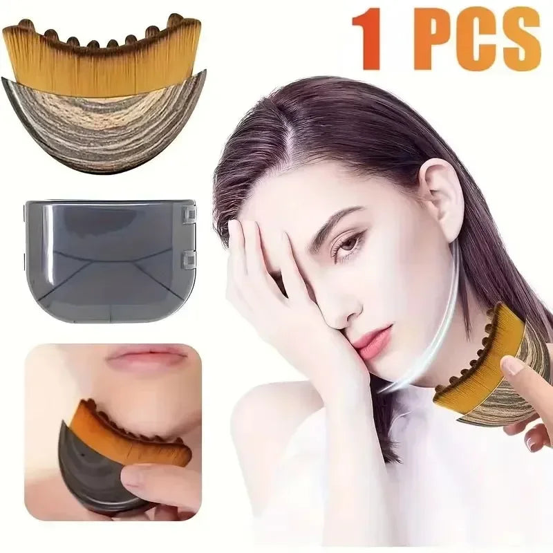 Ergonomic Lymphatic Face Massager Brush for Facial Contour Sculpting Drainage Tool Skin Care & Relaxing Massage