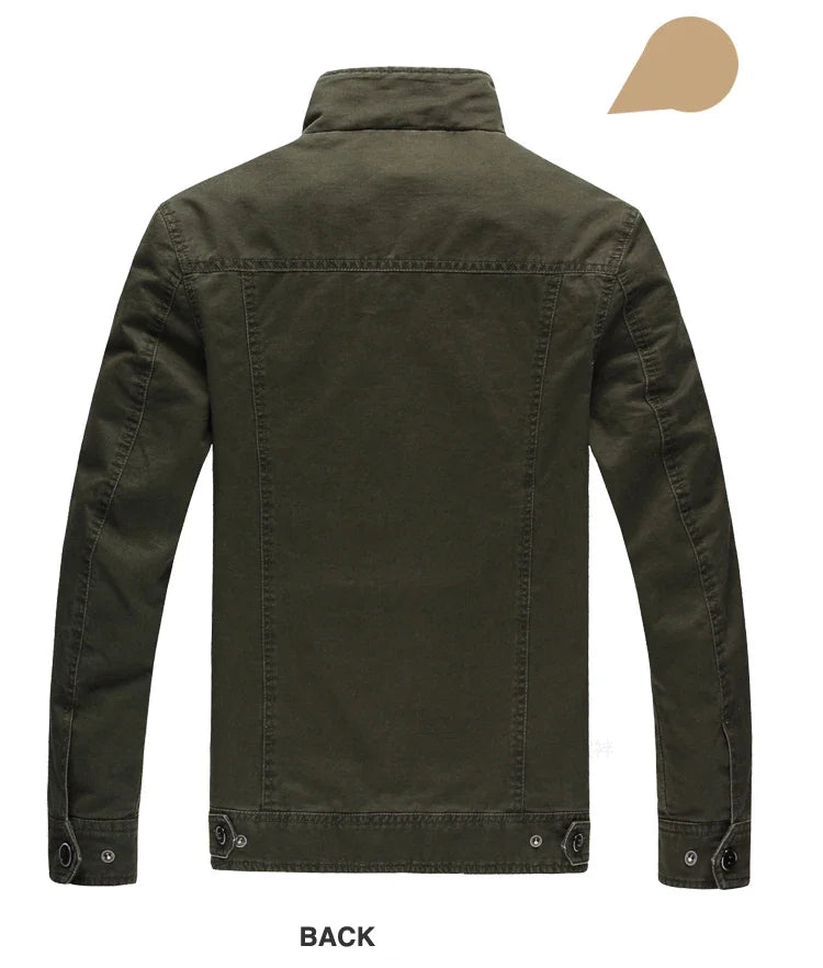 New 2025 Casual Army Military Jacket Men Plus Size M-6XL Jaqueta masculina  Spring & Autumn Cargo Mens Jackets Coat