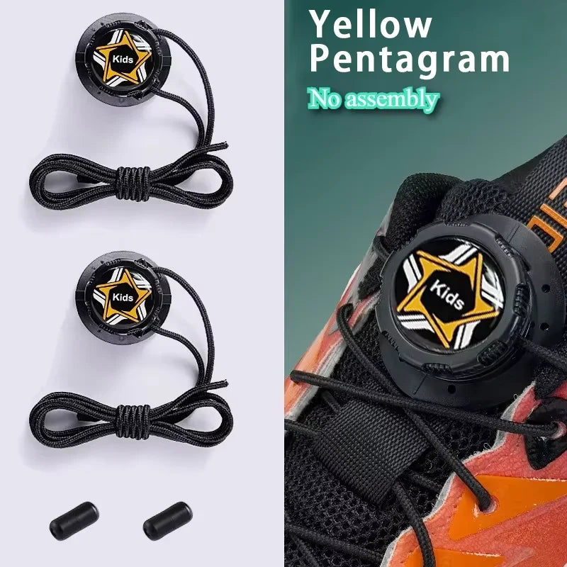 1 Pair of Sports Shoe Laces, Lace-free Swivel Buckle for Men and Women, Casual Lazy Shoes, Lace Accessories, Sports Shoe Laces