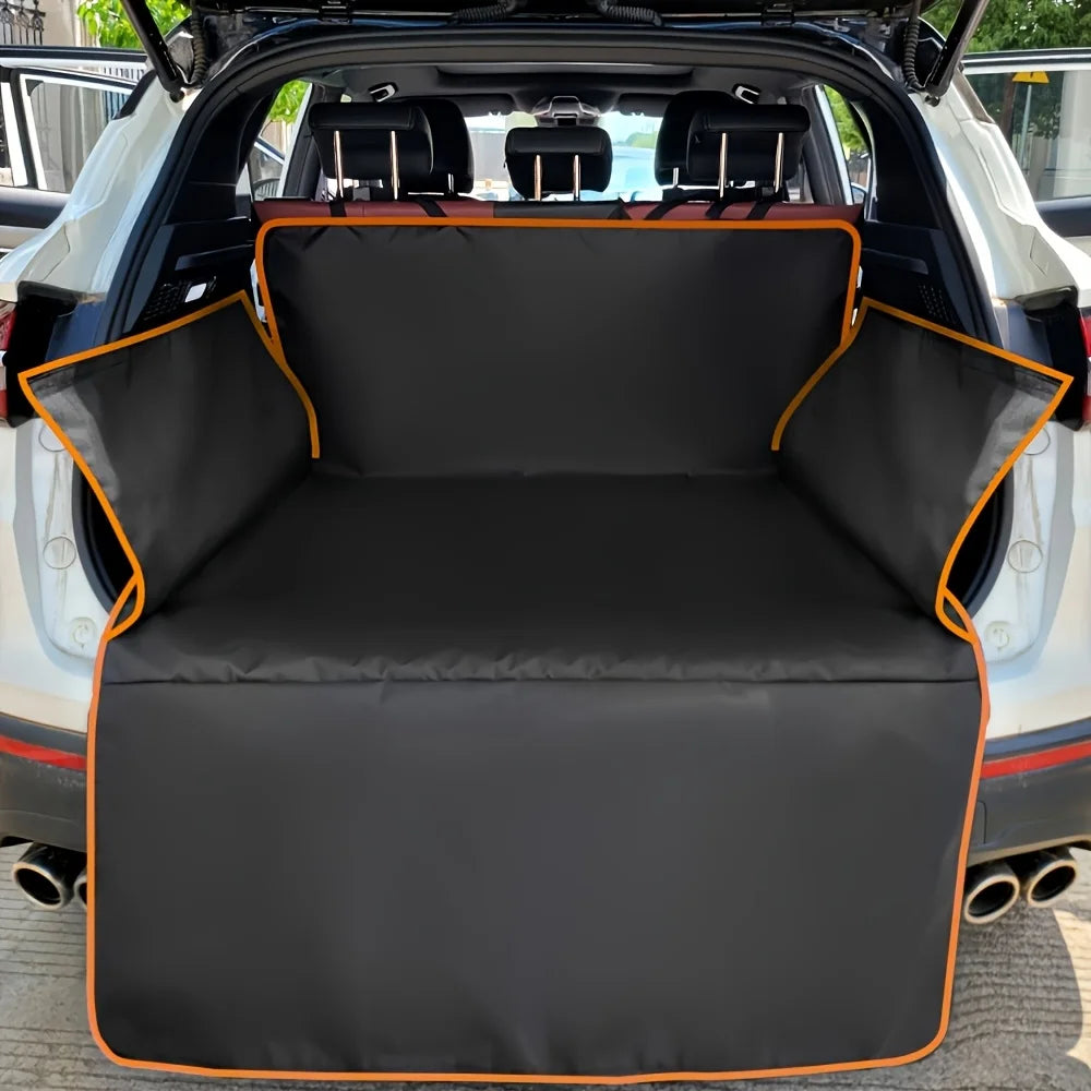 Car Trunk Mat SUV Cargo Liner For Dogs Waterproof 600D Oxford Cloth Dog Car Seat Cover Pet Travel Dog Carrier