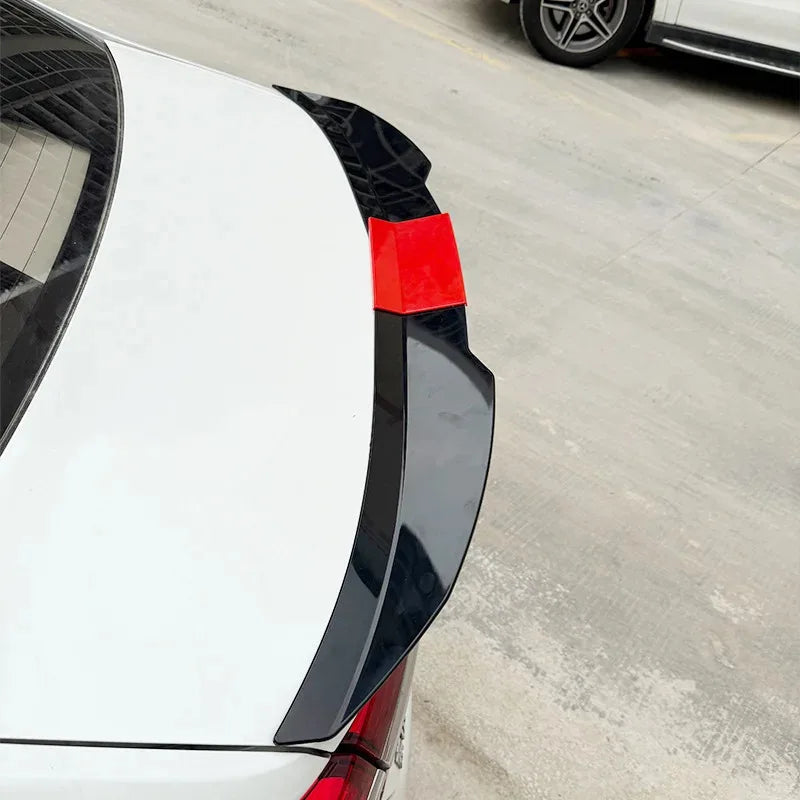 Universal 3pcs Sedan Rear Trunk Tail Rear Wing Spoiler 46.06-50.0inch Adjustable DIY Refit Boot Wings Spoiler Car Accessory